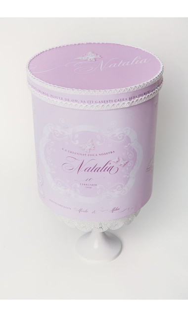 Trusou de botez brodat pentru fetite cu fluturasi, Butterfly Effect 5